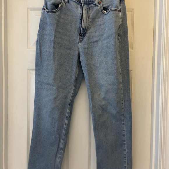 Abercrombie & Fitch Denim - Abercrombie & Fitch Light Blue Straight Leg Jeans.